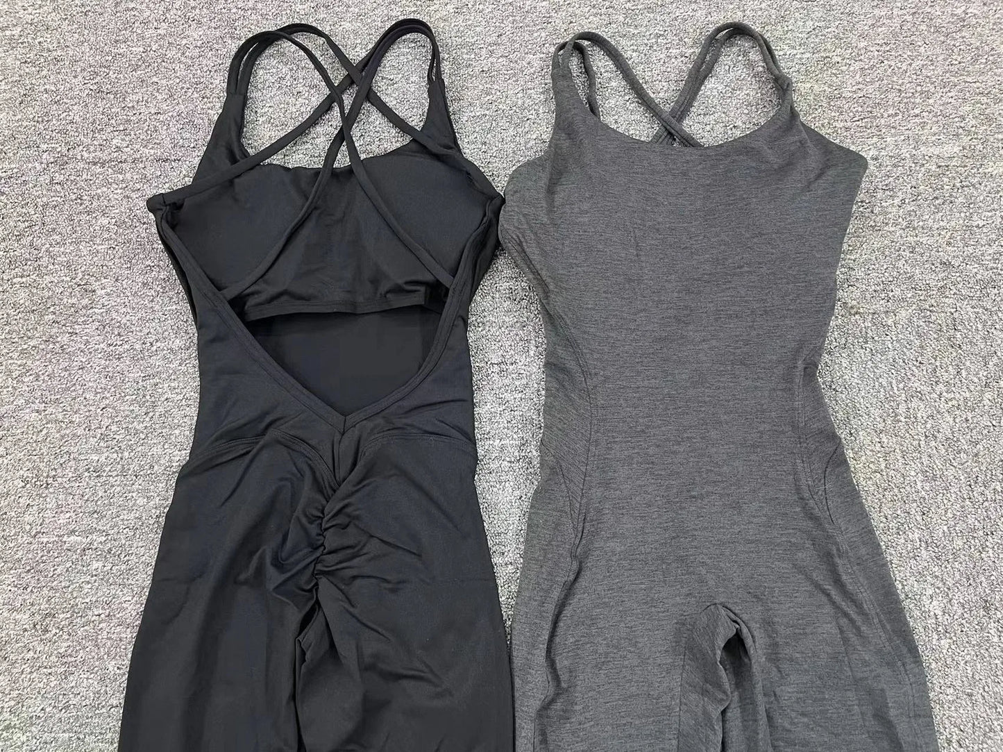 One Piece Backless Bodycon Scrunch Jumpsuit Women Dance Fitness Overalls Push Up Sleeveless Yoga Sport Jump Suit The Clothing Company Sydney