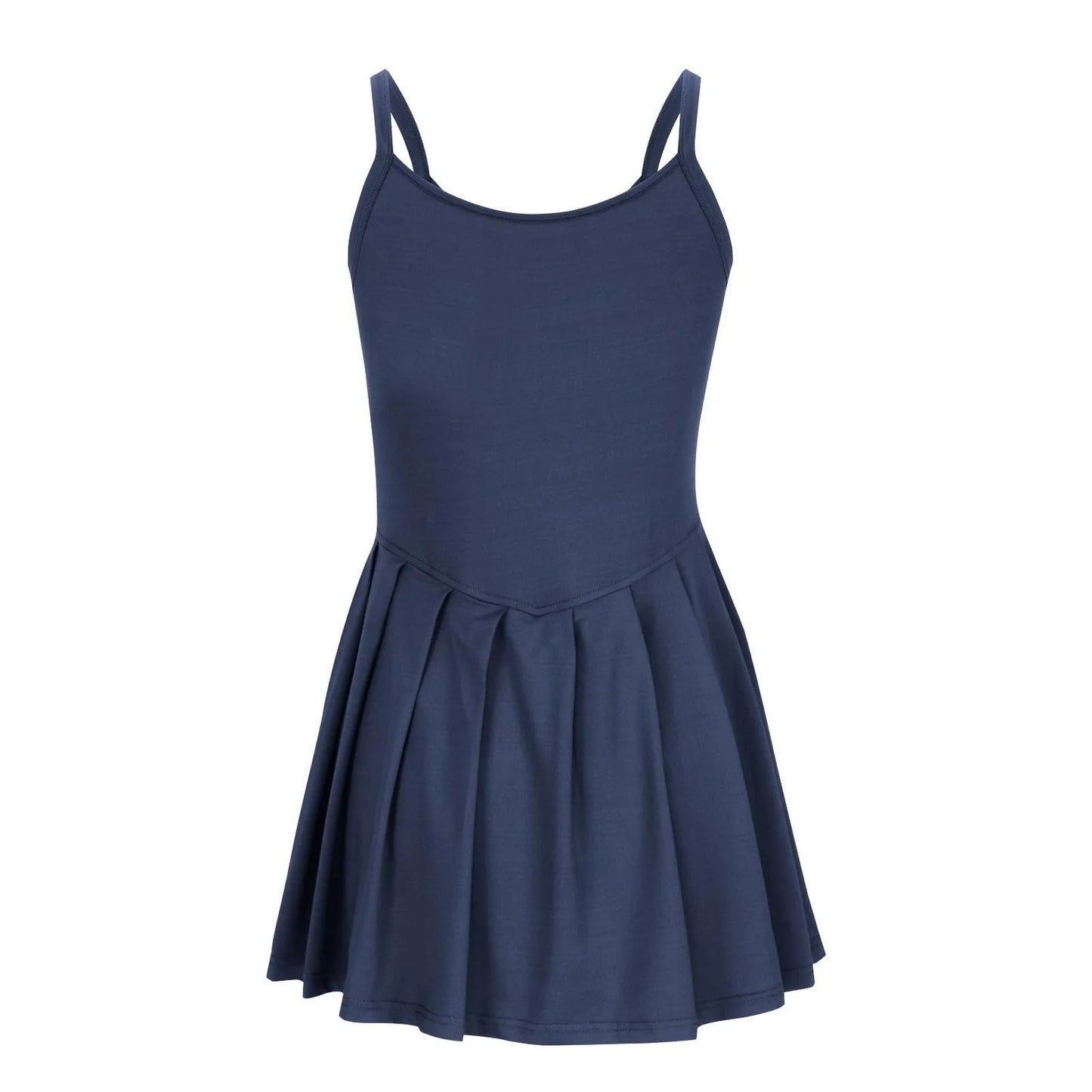 Women'S Fashionable Sleeveless Casual Sports Short Strap Dress Elegant Dress - The Clothing Company Sydney