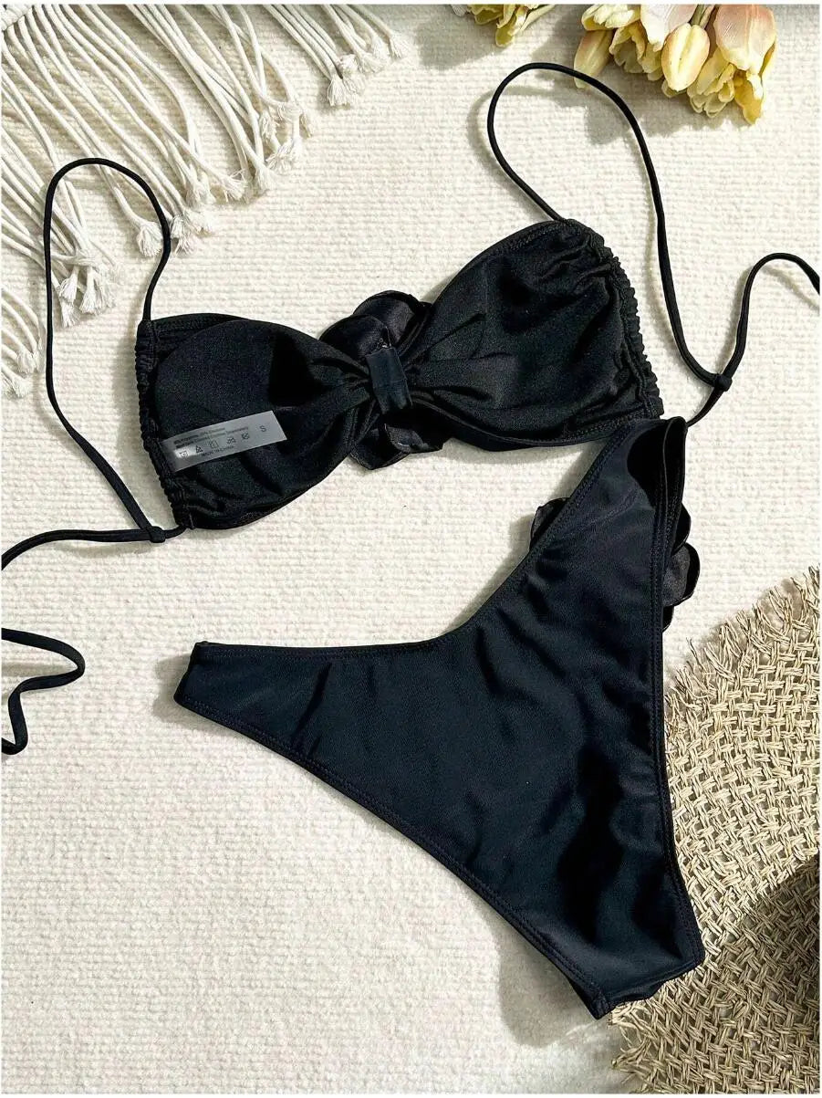 Women's Swimwear 2 Piece Swimsuit Swimming Bathing Suits Brazilian Bikini Set Beachwear Pool Bather - The Clothing Company Sydney