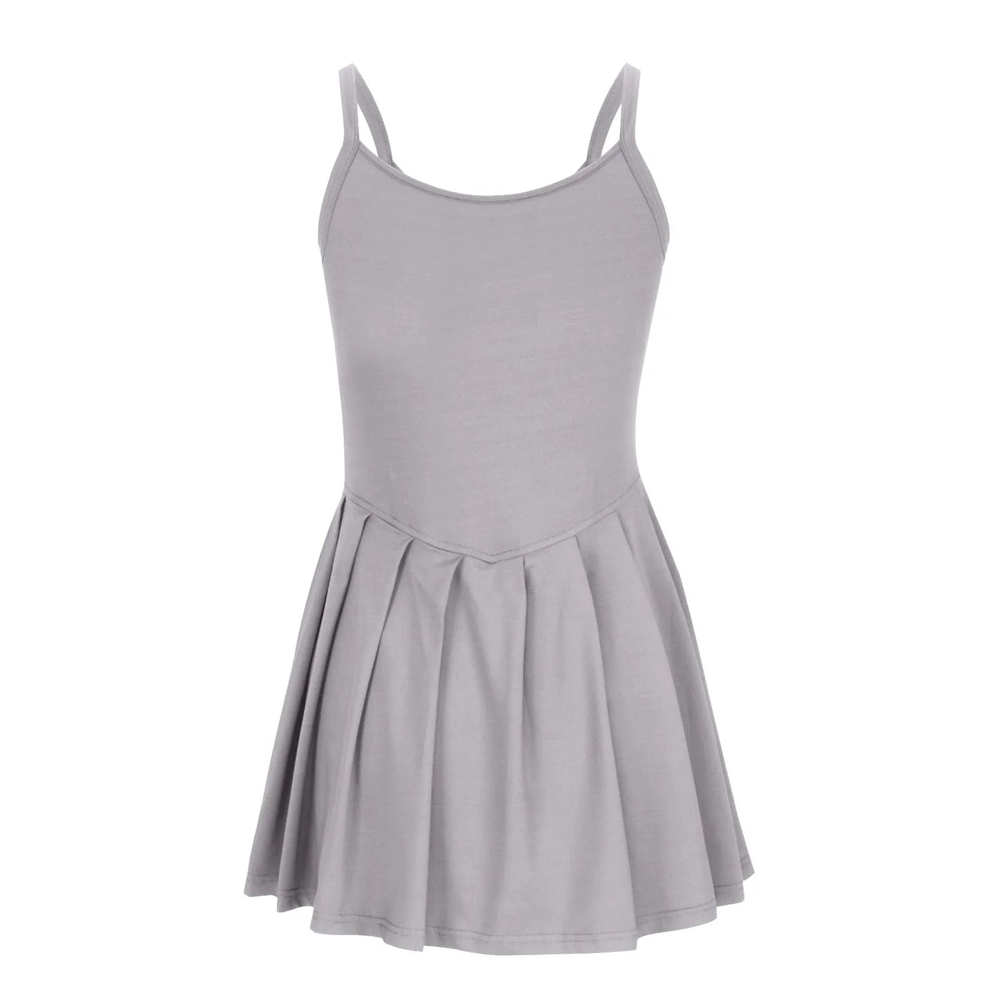 Women'S Fashionable Sleeveless Casual Sports Short Strap Dress Elegant Dress - The Clothing Company Sydney