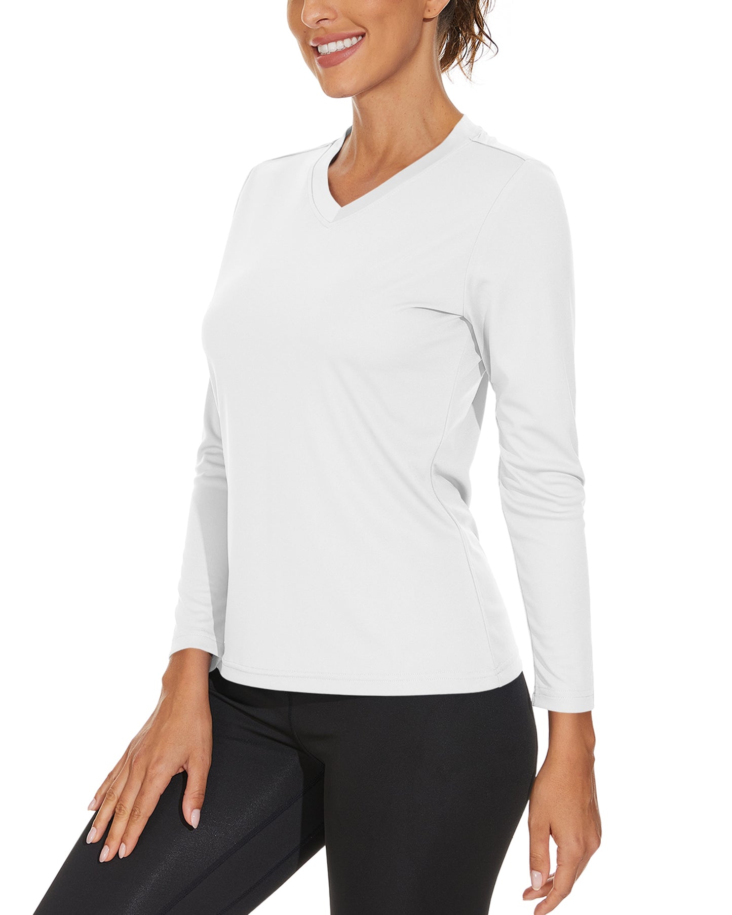 Summer Sun Protection Shirts UPF 50+ Womens Long Sleeve V Neck Shirts Lightweight Quick Dry Tee Shirts Outdoor Pullover The Clothing Company Sydney