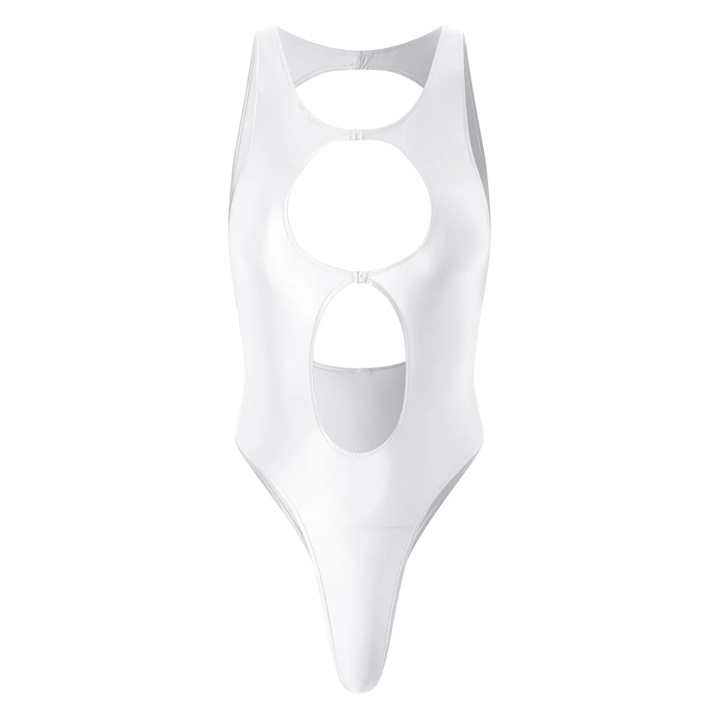 One Piece Womens Bodysuit High Cut Tight Monokini Summer Swimsuit Party Romper Swimwear - The Clothing Company Sydney