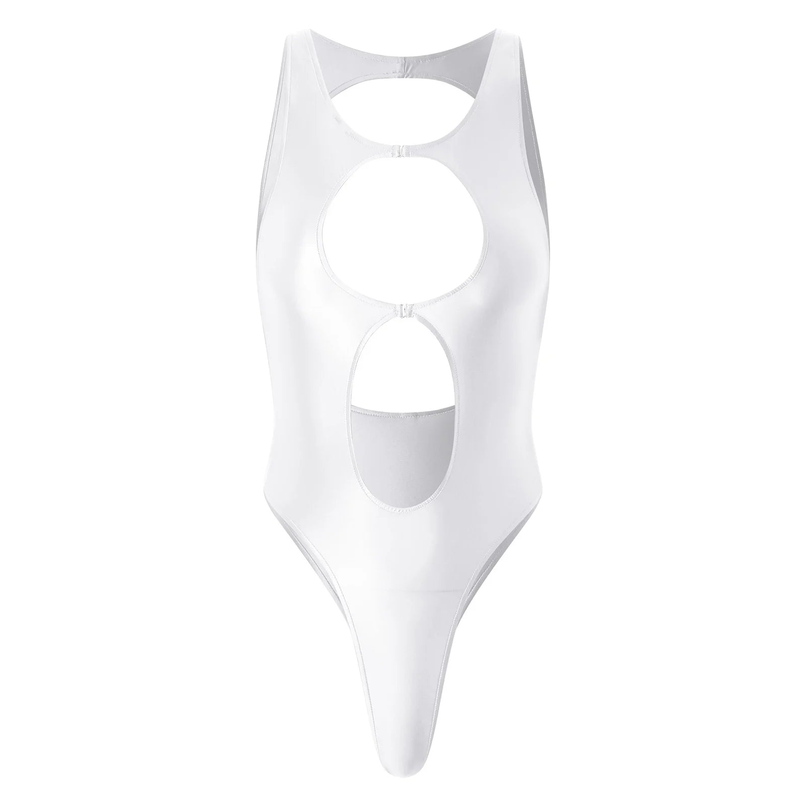 One Piece Womens Bodysuit High Cut Tight Monokini Summer Swimsuit Party Romper Swimwear - The Clothing Company Sydney