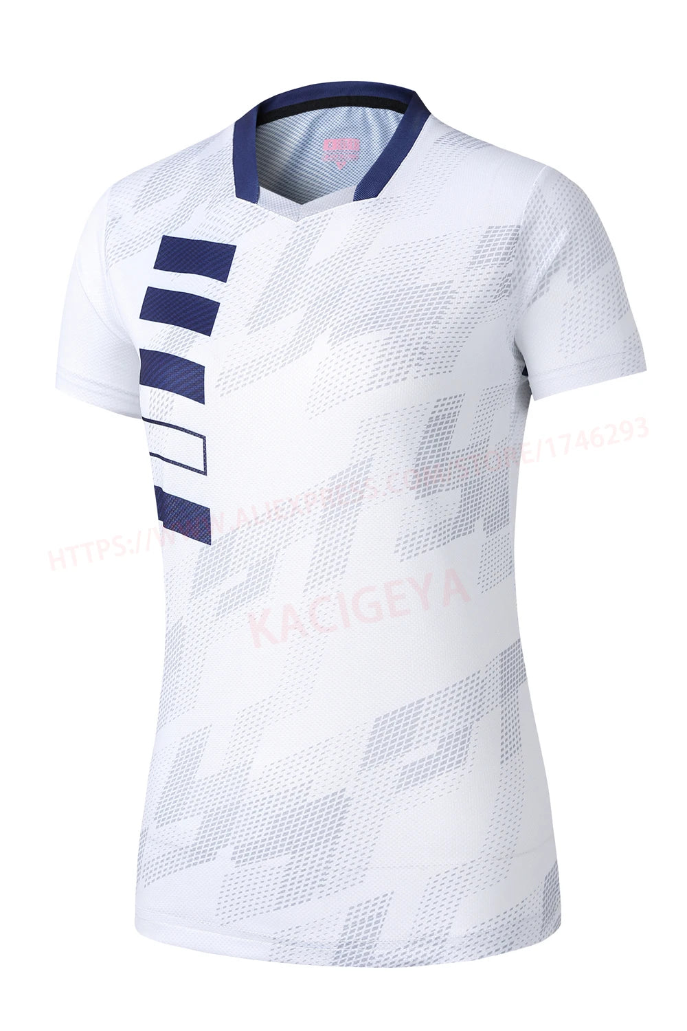 Exercise Training T  Women V Neck Badminton 3D Short Sleeves Summer Running Table Tennis Volleyball Team Yoga Shirts The Clothing Company Sydney