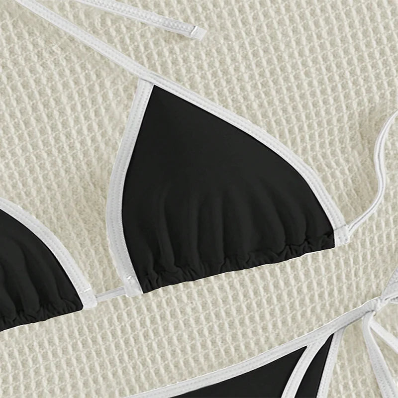 2 Piece String Micro Thong Swimsuit Women Halter Mini Swimwear Beachwear Bikini Set The Clothing Company Sydney