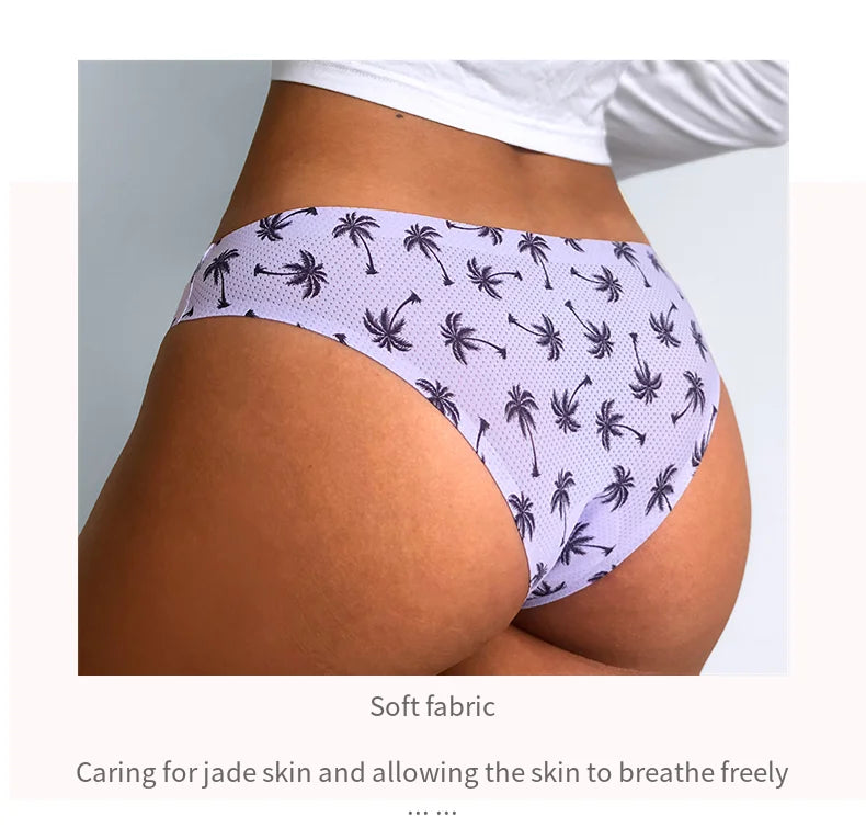 Women's Seamless Panties Elastic Briefs Breathable Ladies Lingerie Bikini Underwear - The Clothing Company Sydney