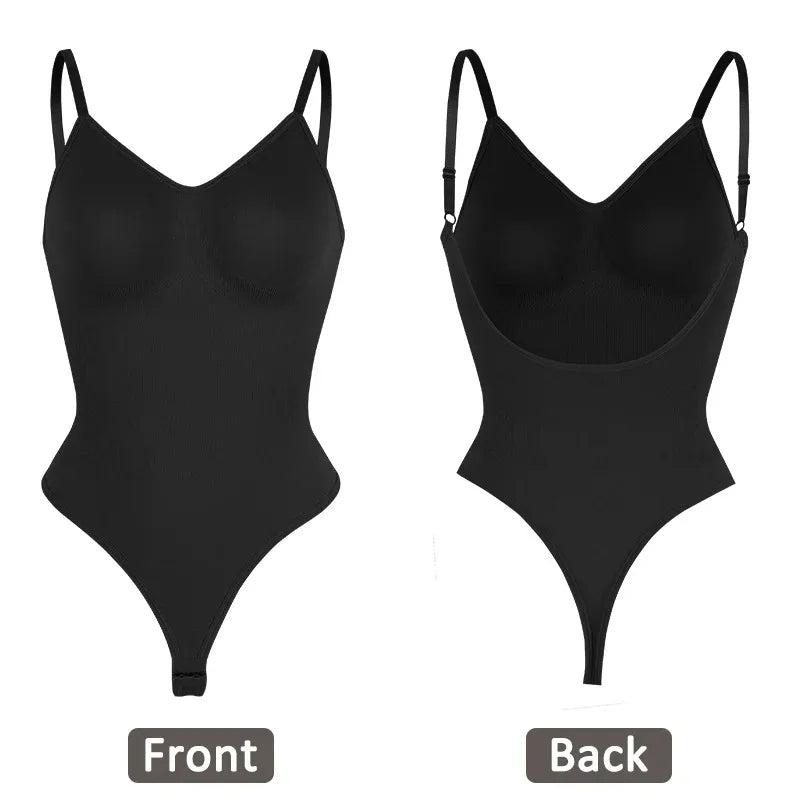 Womens Backless Bodysuits Seamless Shapewear Body Shaper Camisole Tops Corset Shapewear - The Clothing Company Sydney