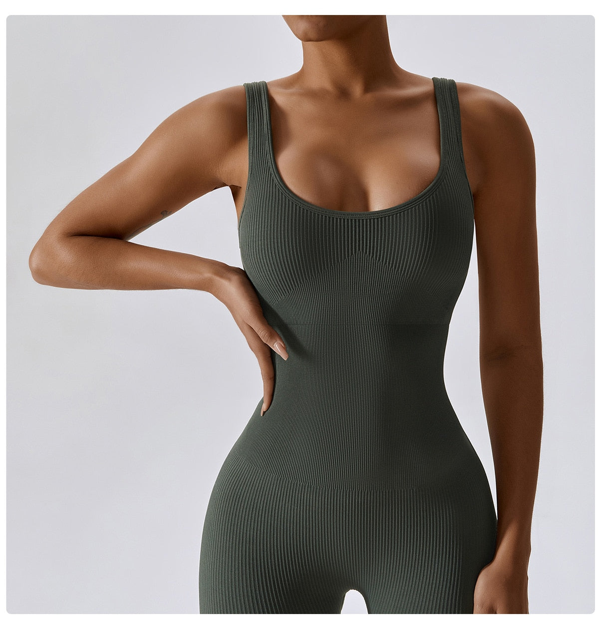 Spring Seamless One-Piece Yoga Clothes Sportswear Women's Gym Push Up Workout Clothes Fitness Sports Stretch Bodysuit Yoga Suit The Clothing Company Sydney