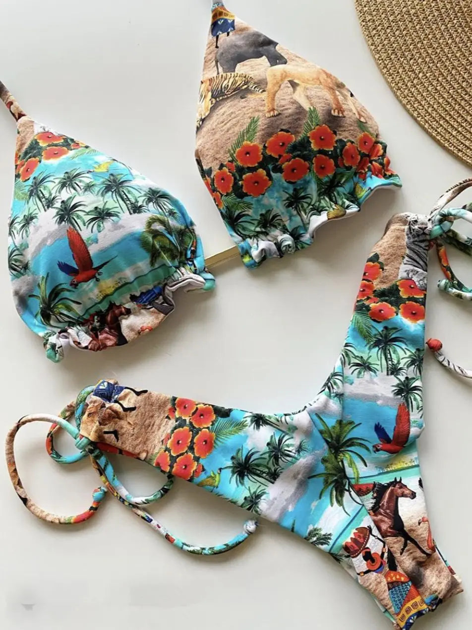 Women's Beachwear Sexy Bikinis Set Hot Sport Swimwear Push-Up Padded Swimsuit Exquisite Bather Swimwear The Clothing Company Sydney