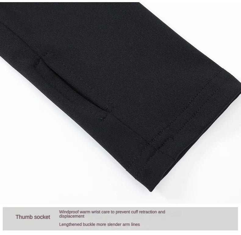 Women's Fitness Running Stretchy Tight Long Sleeve Top Sportswear Full Zip Yoga Top with Thumbholes Training Wear Jacket - The Clothing Company Sydney