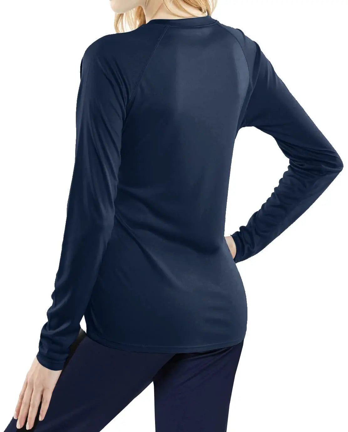 UPF 50+ Sun Skin Protection Quick Dry T-Shirts Women's Long Sleeve Outdoor Performance Tee Shirts Summer Casual Tops - The Clothing Company Sydney