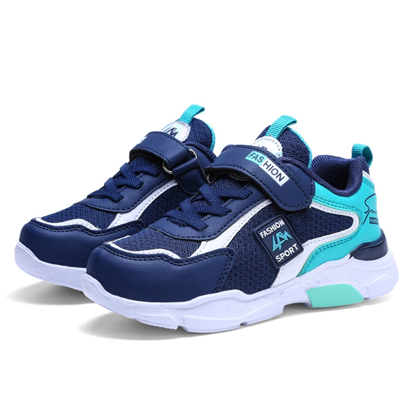 Kids’ Breathable Summer Sneakers – Hook & Loop Mesh Running Shoes for Boys & Girls The Clothing Company Sydney