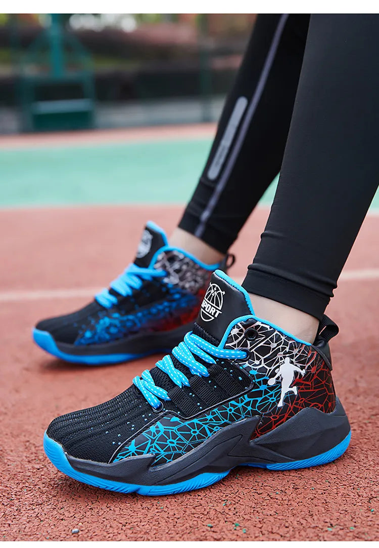 Kids Boys Girls Basketball Shoes Children's Casual Shoes Outdoor Training Running Sneakers Child Non-slip Comfortable Sneakers The Clothing Company Sydney