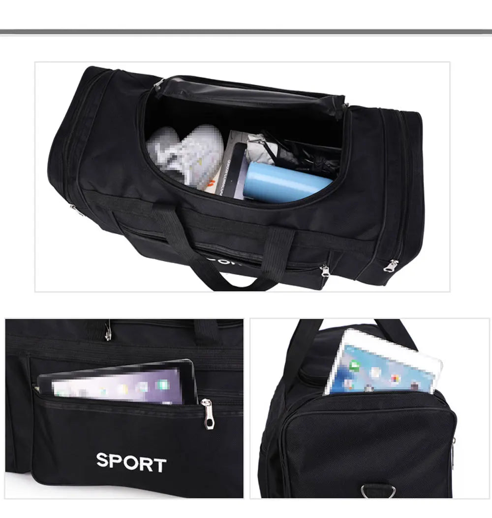 Large Capacity Sports Fitness Cricket Soccer Basketball Football Multifunction Travel Training Shoulder Duffle Bag - The Clothing Company Sydney