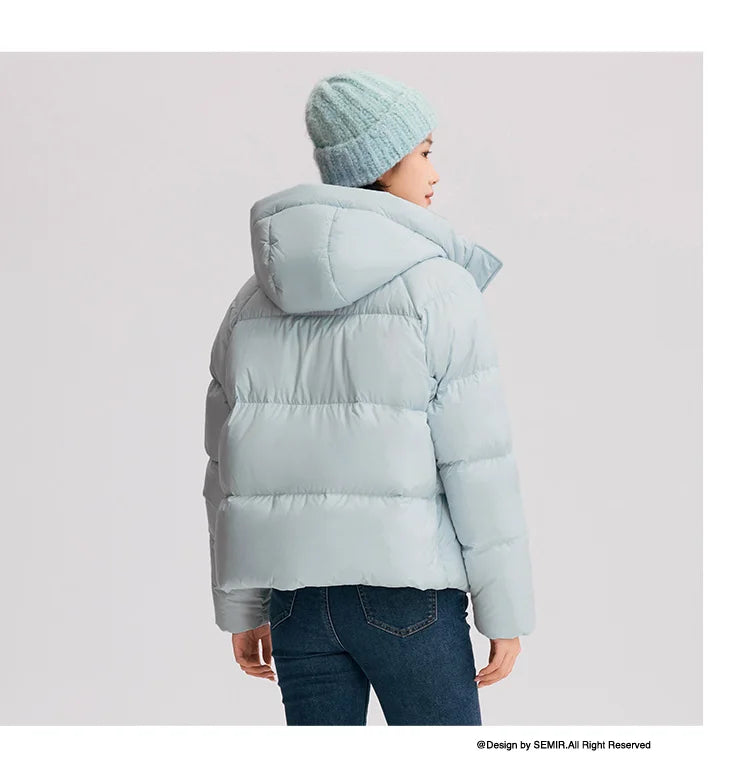 Women's Hooded Puffer Down Jacket The Clothing Company Sydney