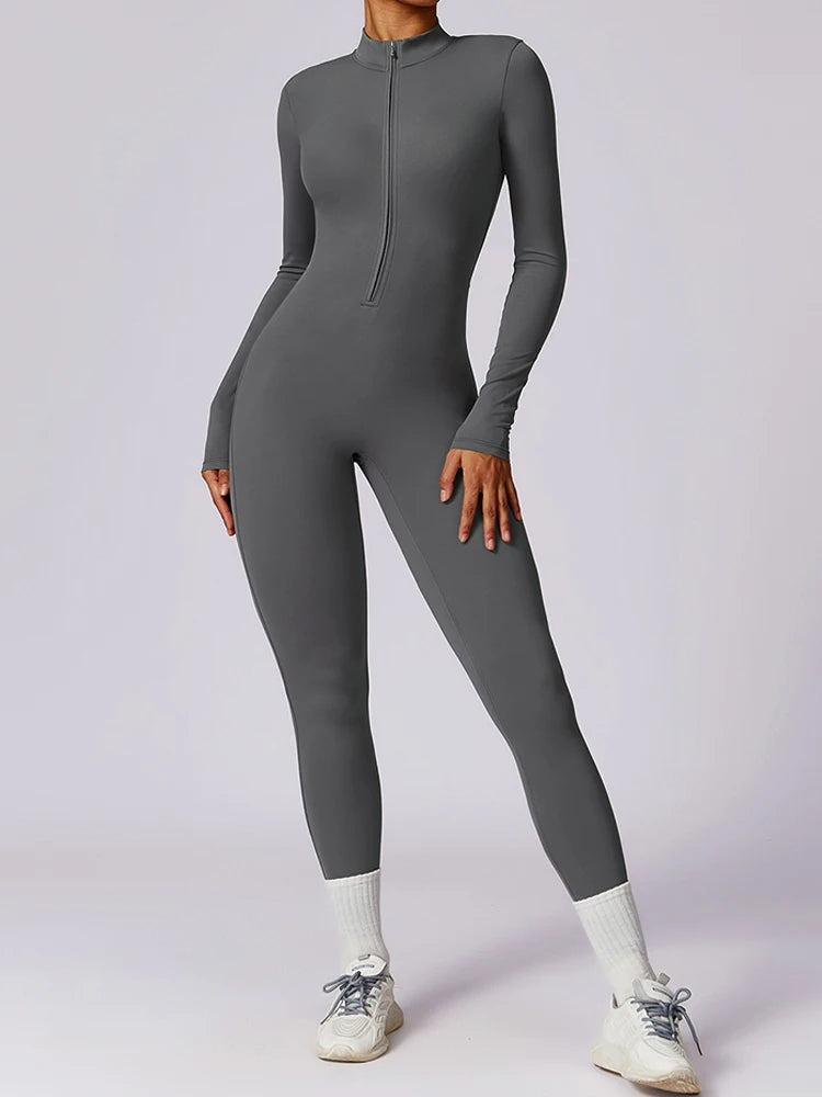 Summer Zipper Workout Jumpsuit Sports Overalls Women Gym Clothing Running Fitness Suits Gym Tracksuit Short Sportswear Yoga Set The Clothing Company Sydney