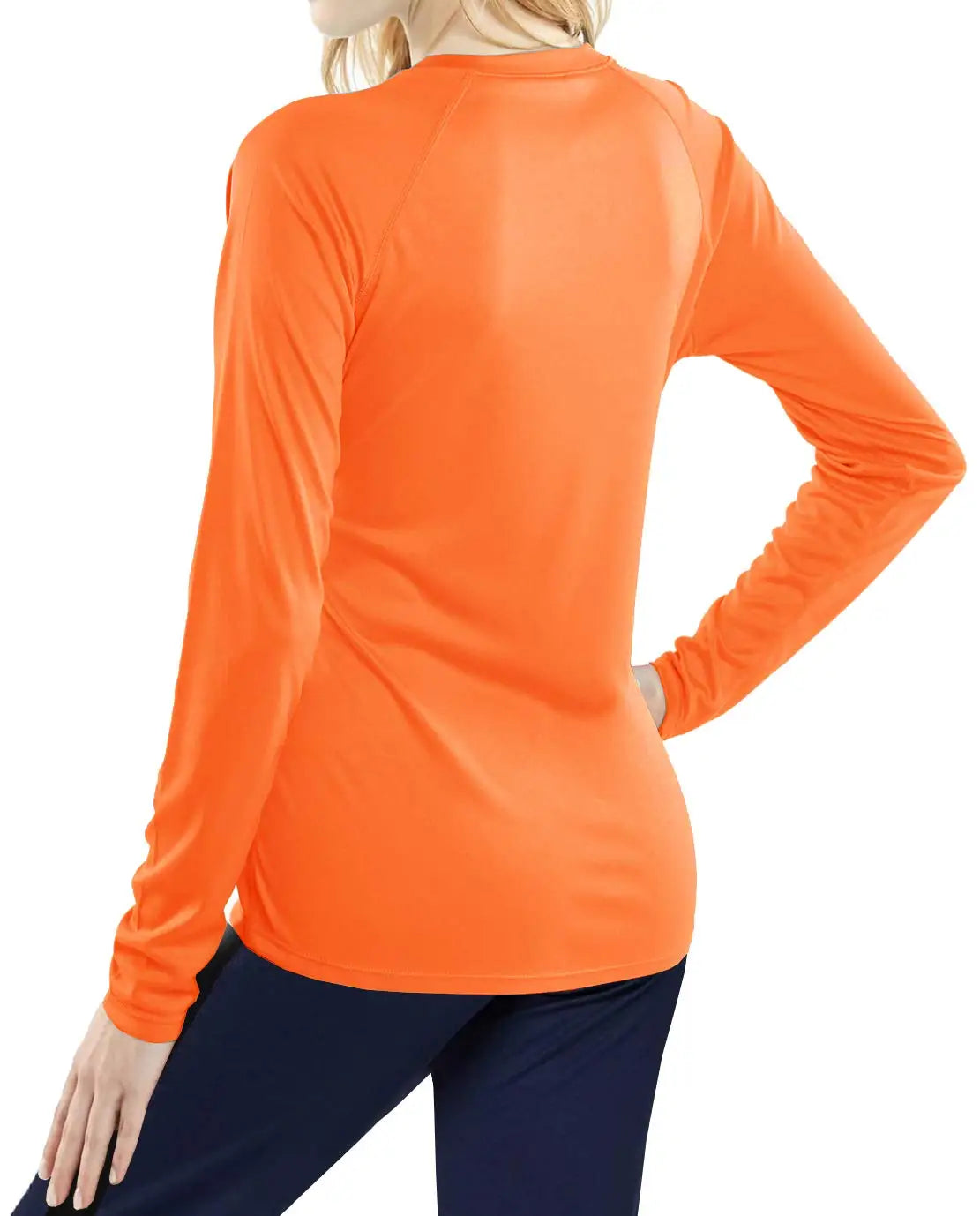 UPF 50+ Sun Skin Protection Quick Dry T-Shirts Women's Long Sleeve Outdoor Performance Tee Shirts Summer Casual Tops - The Clothing Company Sydney