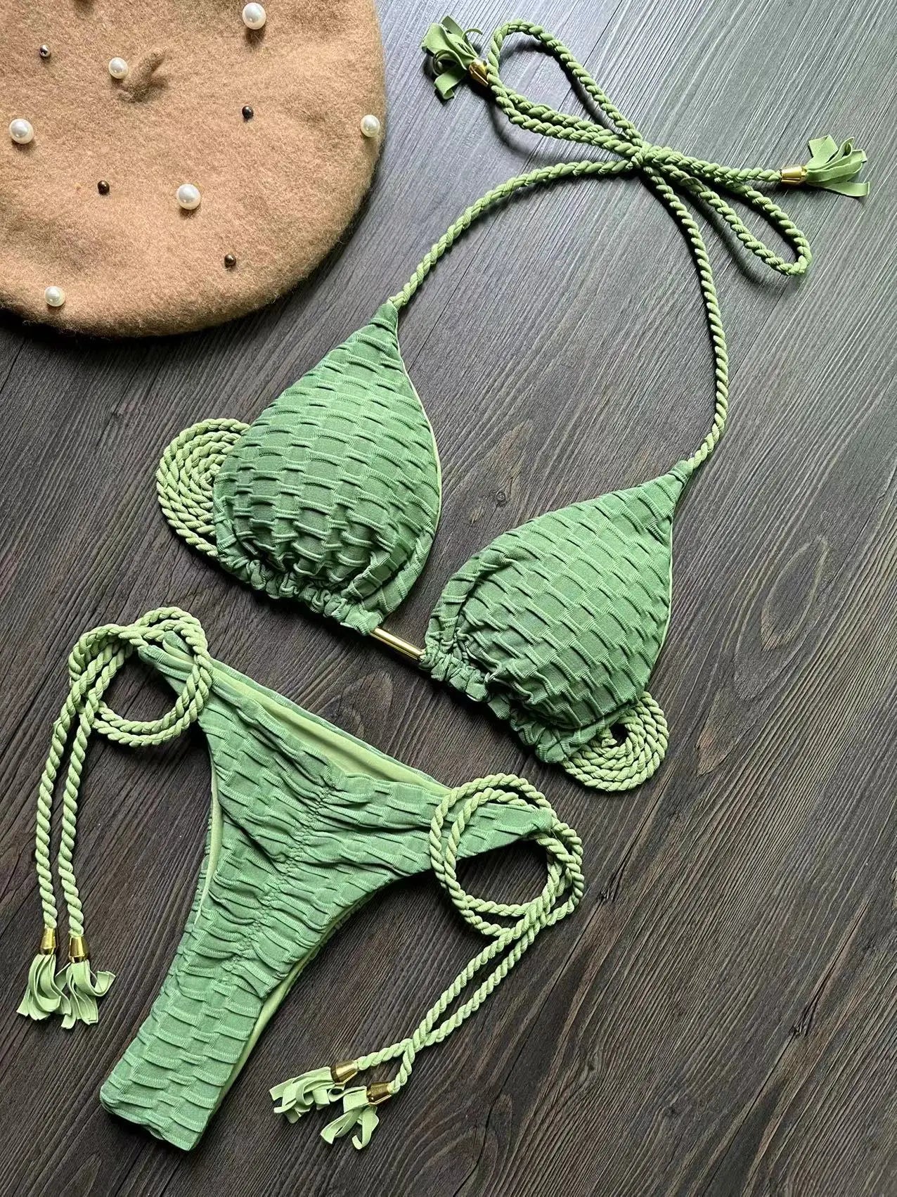 2 Piece Bikini Set Swimsuit Women Swimwear Push Up Thong Bathing Suit Beach Wear Bathers The Clothing Company Sydney