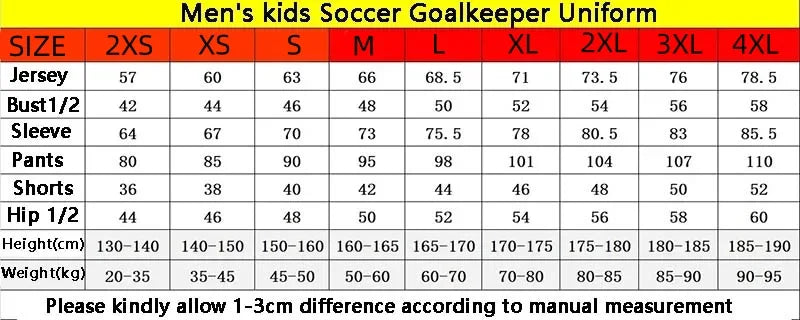 Adult Kids Football Goalkeeper Jerseys Tracksuit Custom Men Women Soccer Goalie Tracksuit Long Sleeve Uniform Outfit The Clothing Company Sydney