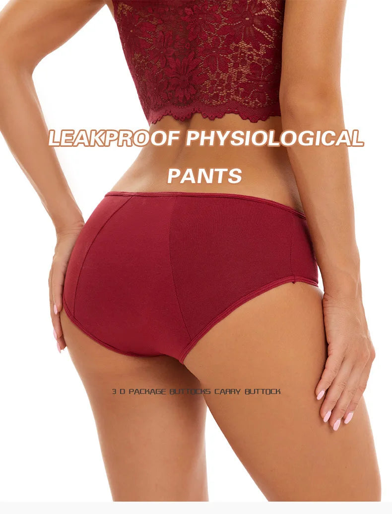 Menstrual Period Underwear for Women Mid Waist Postpartum Ladies Panties Menstrual Leak proof Bikini Bottoms Briefs The Clothing Company Sydney