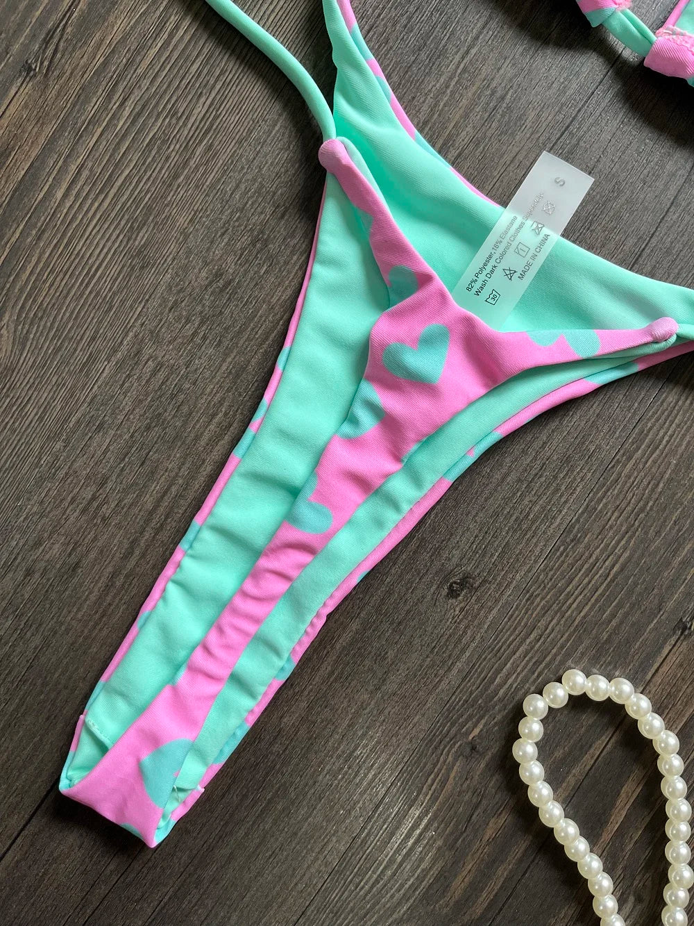 Print Thong Women Swimsuit Push Up Bikini Set 2-piece Swimwear Female Beachwear Bathing Suits - The Clothing Company Sydney