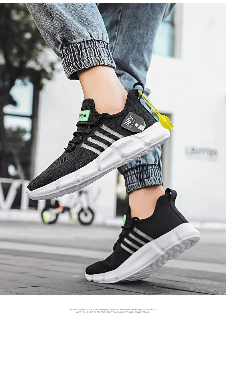 Men's Shoes Sneakers Male Tennis Comfortable Casual Shoes Black Sneaker Male Footwear Summer Men's Sneakers The Clothing Company Sydney