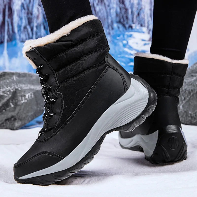 Women's Fur Winter Snow Ankle Boots The Clothing Company Sydney