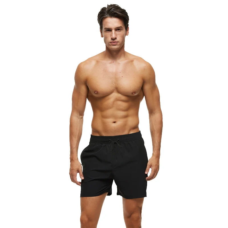 Men's Summer Swimming Board Shorts Sport Breathable Elastic Waist Mesh Liner With Pocket Shorts Swim Trunks The Clothing Company Sydney