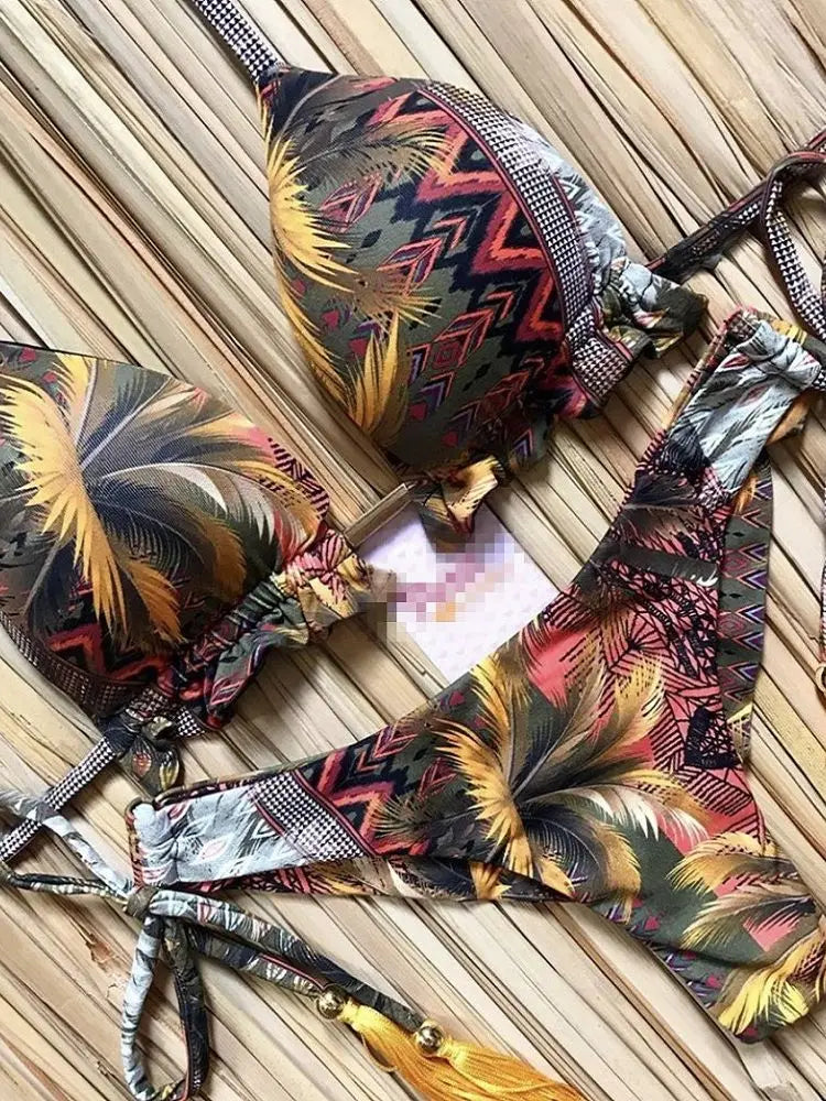 Women's Beachwear Sexy Bikinis Set Hot Sport Swimwear Push-Up Padded Swimsuit Exquisite Bather Swimwear The Clothing Company Sydney