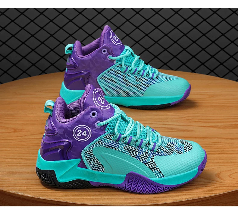 Kids Basketball Shoes Boys Girls Youth Adults Sneakers Non-slip Kids Trainer Basket Shoes Outdoor Leather Children Sport Shoes The Clothing Company Sydney