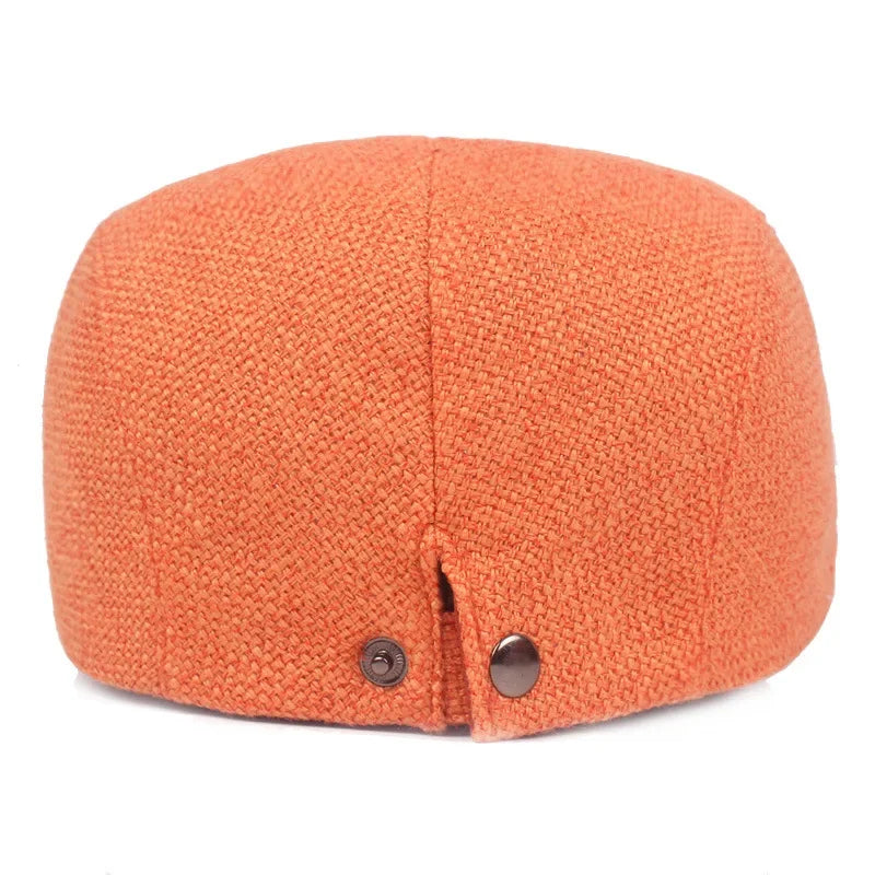Retro Men's Hats Retro Berets Hat for Women Cotton Flat Ivy Newsboy Caps Casual Artist Peaked Cap - The Clothing Company Sydney