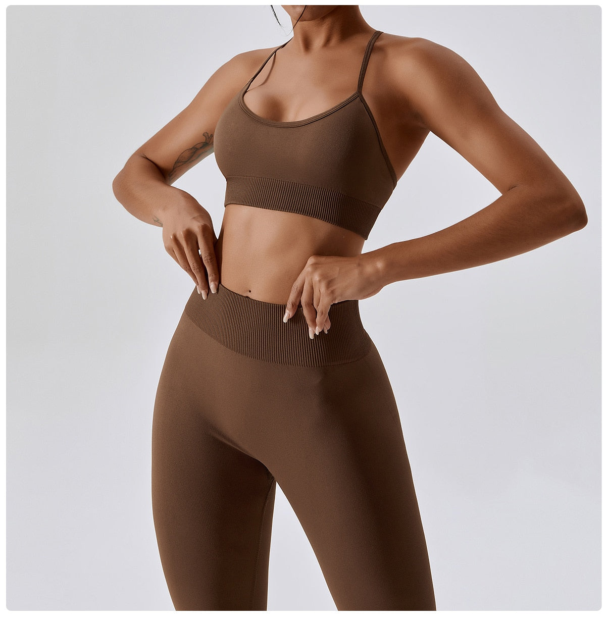 Seamless Athletic Wear Women Yoga Set 2 Piece Workout Tracksuit Sport Bra Gym Suits Fitness High Waist Running Leggings Sports Sets The Clothing Company Sydney