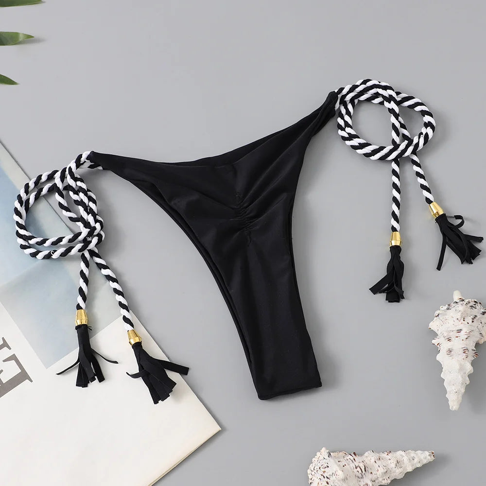 2 Piece Triangle String Bikini Swimsuit Tie Side Thong Swimwear Female Bathing Swimming Suit Summer Beachwear The Clothing Company Sydney