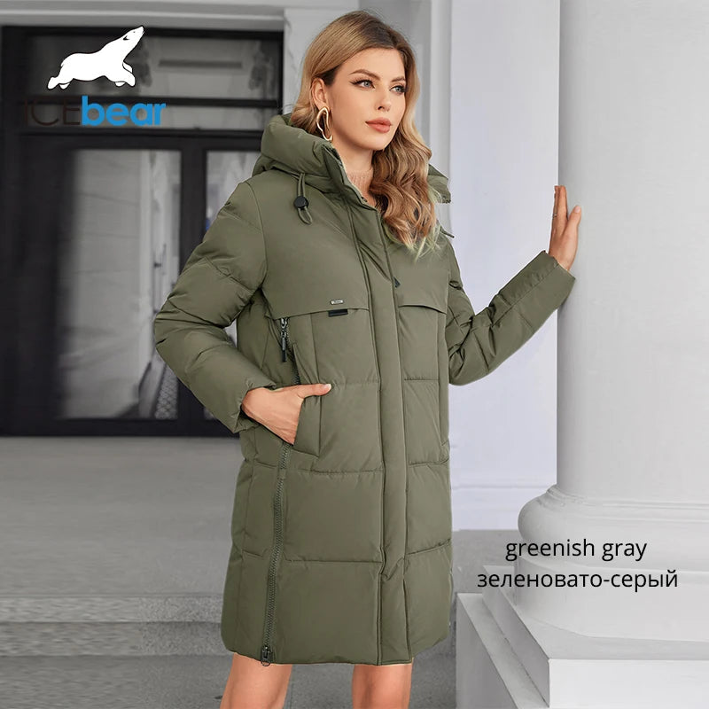 Women's Full Hooded Down Jacket The Clothing Company Sydney