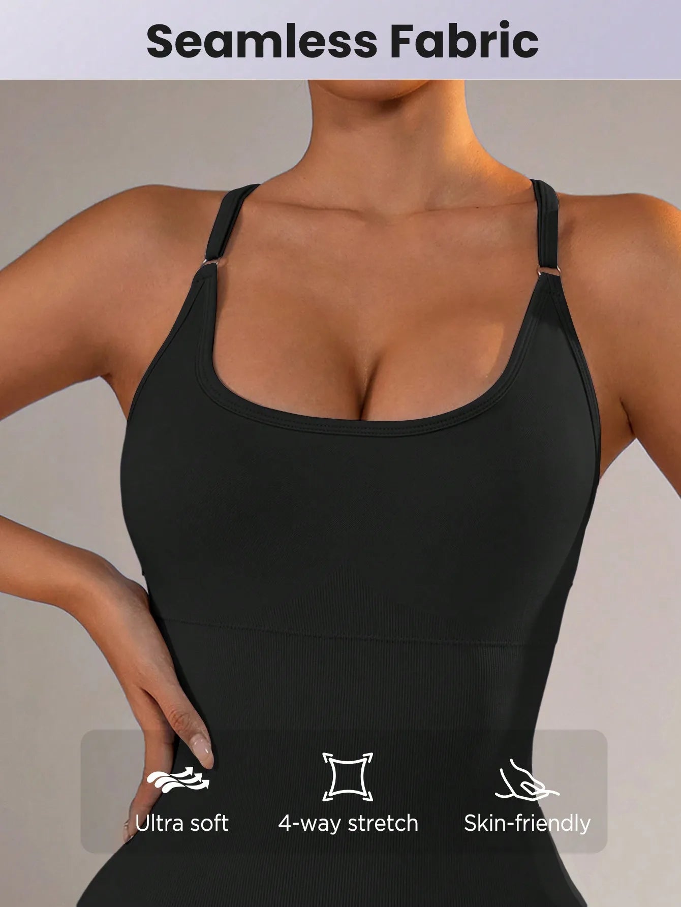 Women's Jumpsuit Short Bodycon High Elasticity Nylon Bodysuit Yoga Sports Workout Gym One Piece Criss Cross Activewear - The Clothing Company Sydney