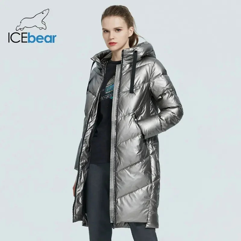 Women's Hooded Winter jacket fashion casual slim long warm cotton coat ladies parkas - The Clothing Company Sydney