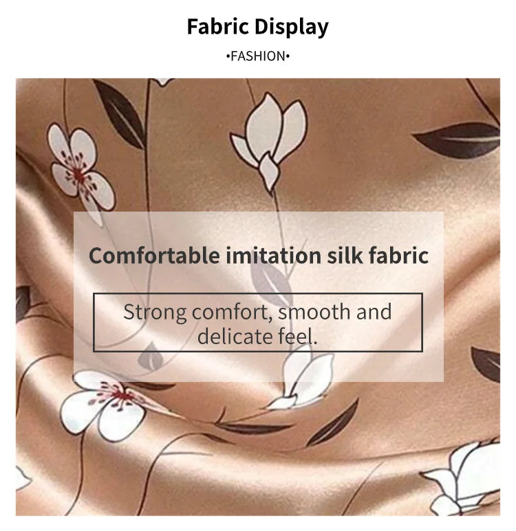 Women's Nightgown Satin Floral Print Spaghetti Strap Sleepwear Dress Luxurious Satin Slip Nightdress The Clothing Company Sydney