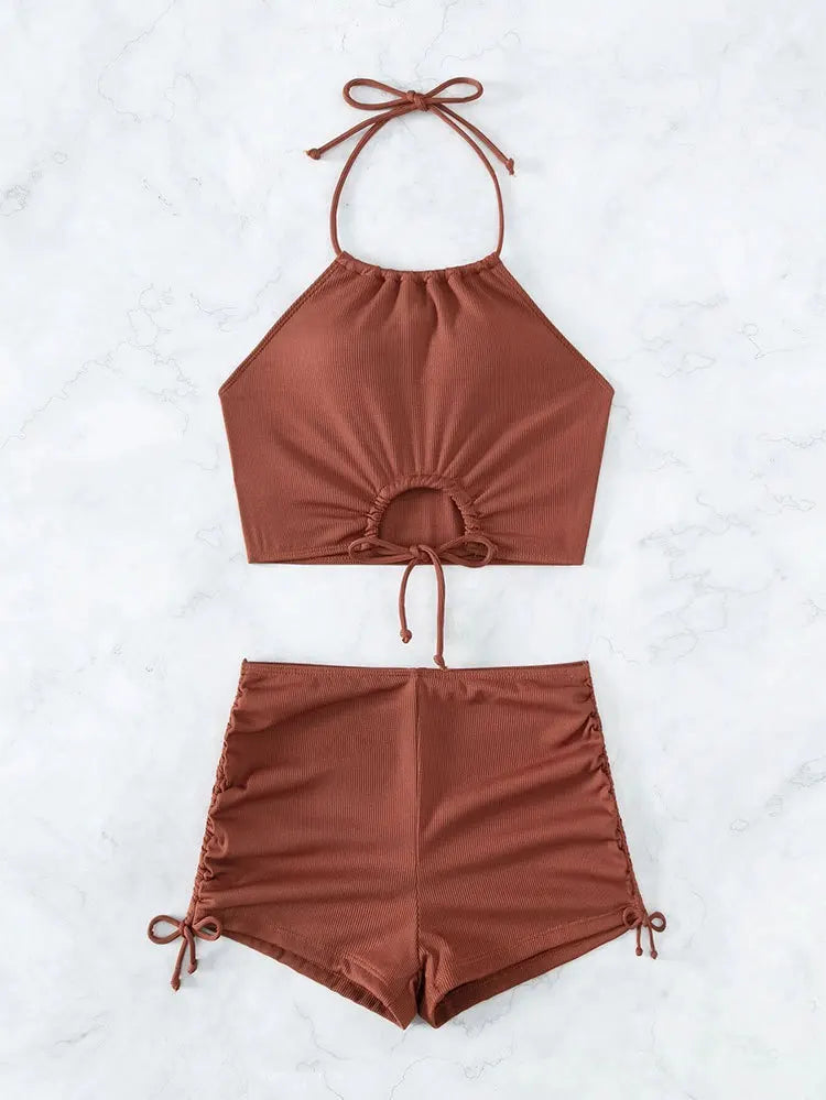Summer Black Swimsuits Tankini Sets Swimwear Sports Beach Wear Two-Piece Bathing Suits Pool Women's Swimming Suits The Clothing Company Sydney