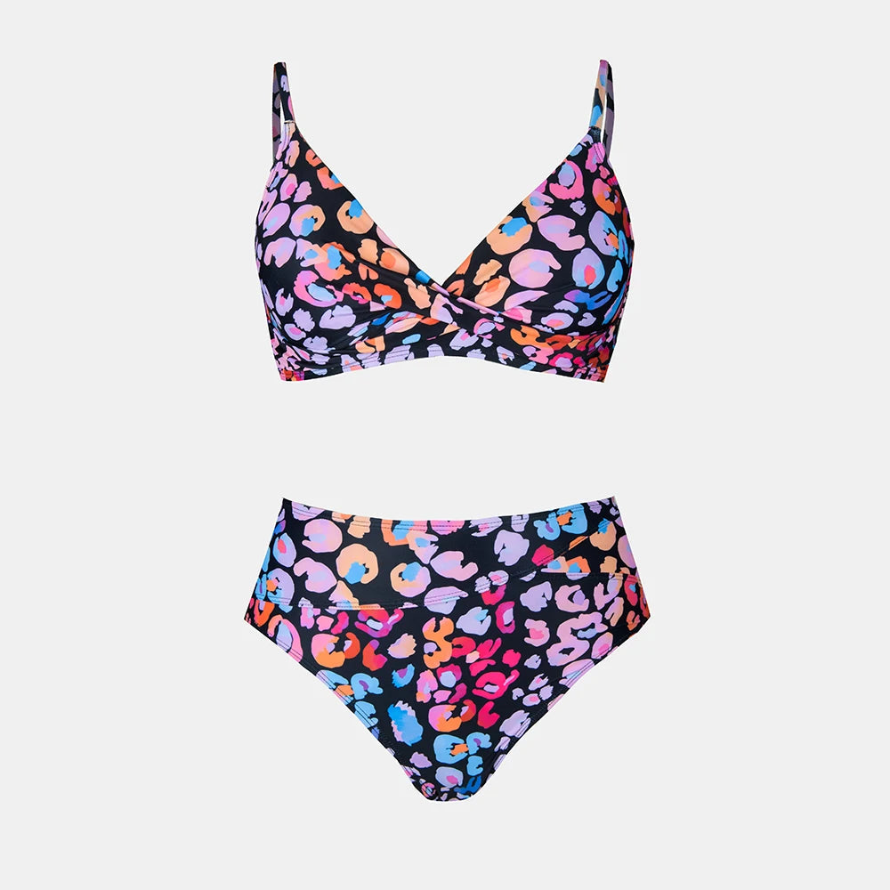 2 Piece High Waist Swimsuit Bikini Set The Clothing Company Sydney