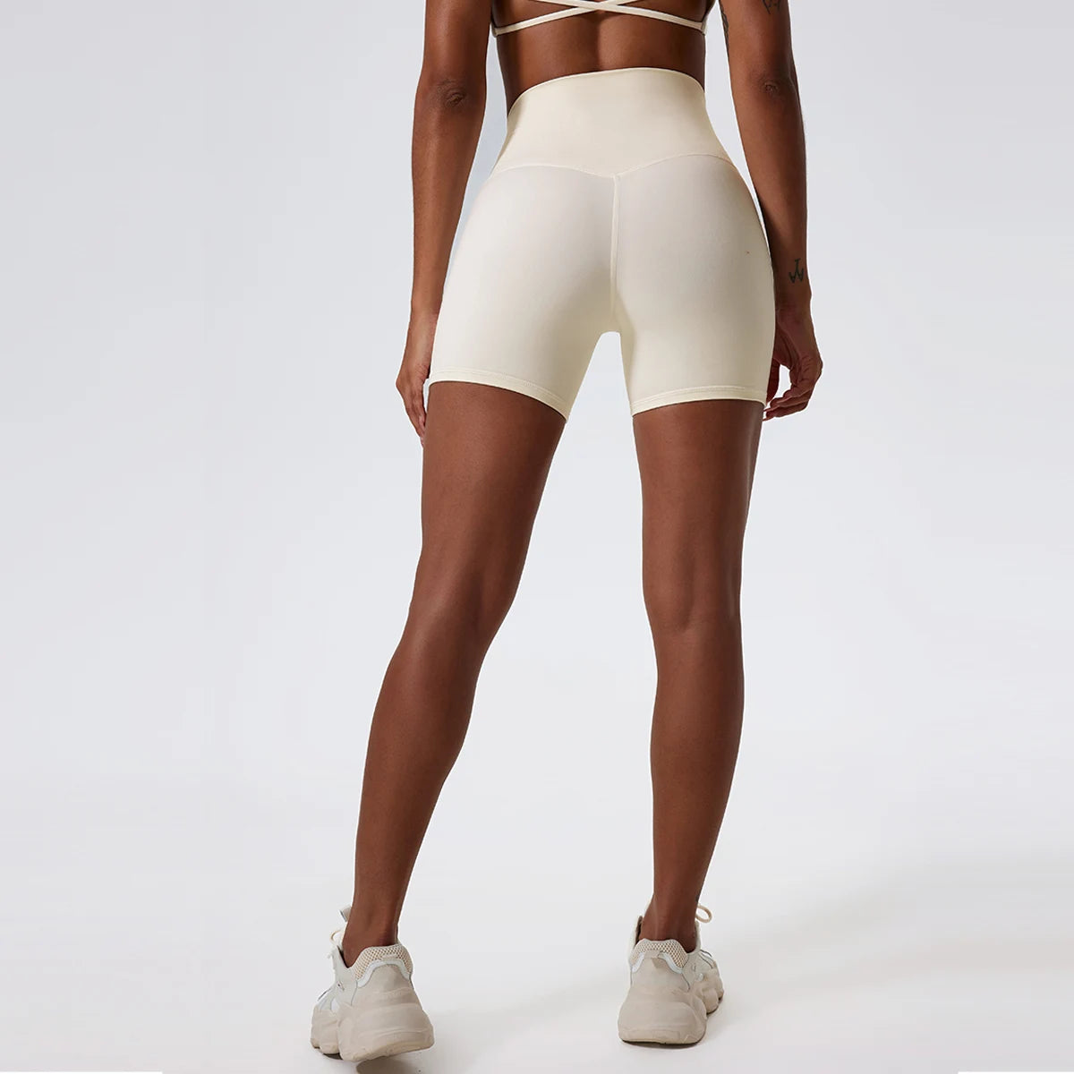 Yoga Clothing Push Up Gym Shorts Womens High Waist Sports Leggings Workout Cycling Shorts - The Clothing Company Sydney
