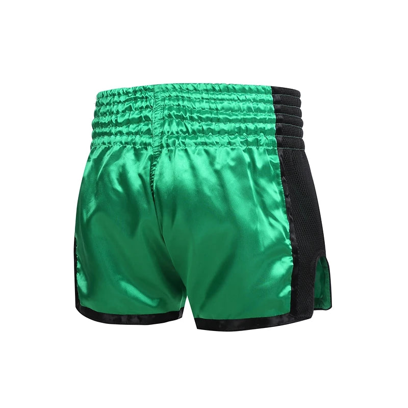 Muay Thai Shorts Embroidery Boxing Shorts Women's Men's Kids Kickboxing Fight Shorts Free Combat Grappling Martial Arts Clothing - The Clothing Company Sydney
