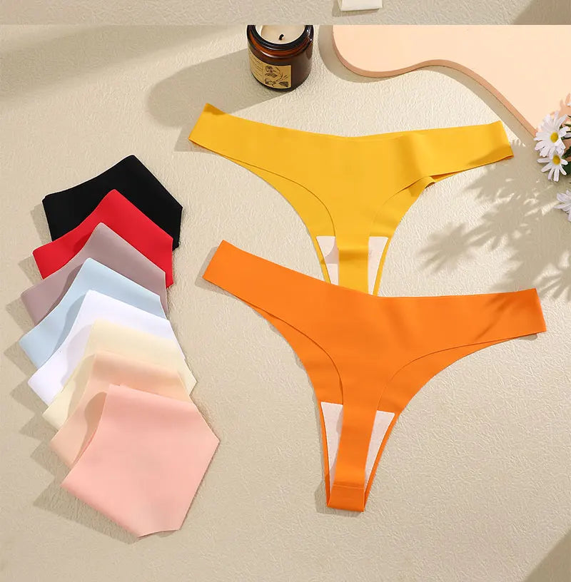 3 Pack G-String Underwear Female T-back Intimates Lingerie Seamless Low Waist Underpants Briefs The Clothing Company Sydney