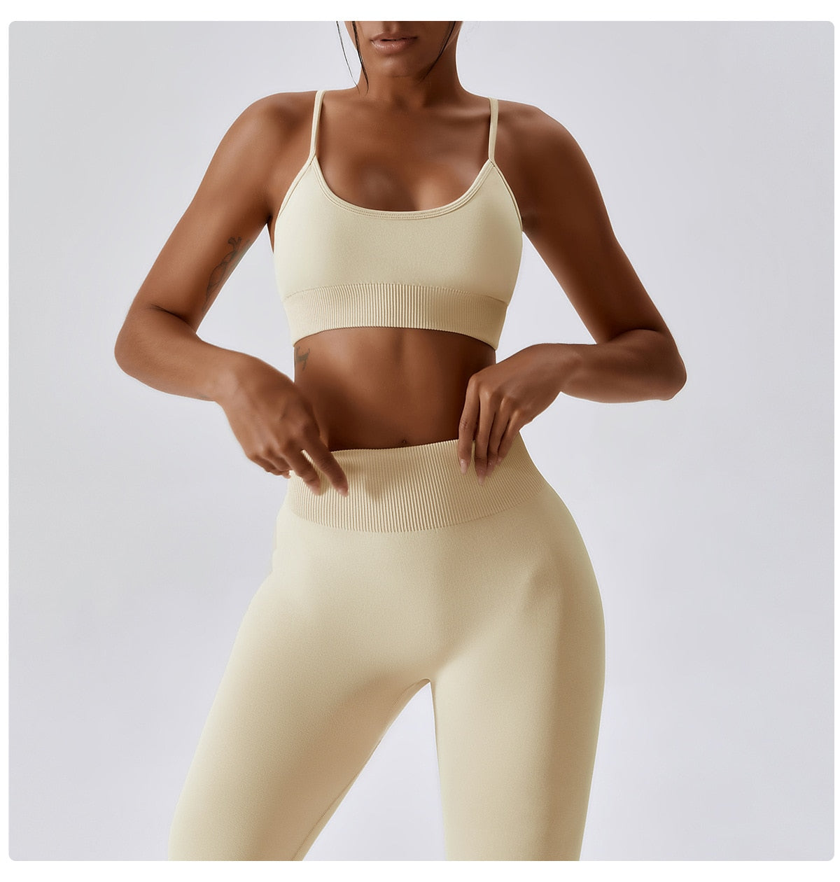 Seamless Athletic Wear Women Yoga Set 2 Piece Workout Tracksuit Sport Bra Gym Suits Fitness High Waist Running Leggings Sports Sets The Clothing Company Sydney