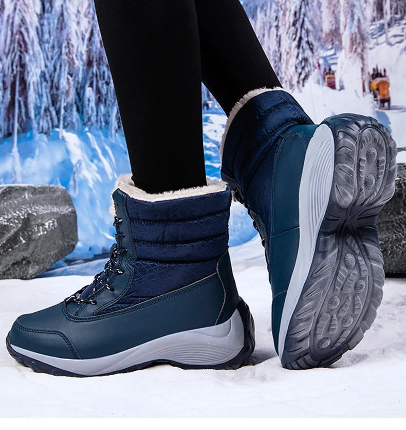 Women's Fur Winter Snow Ankle Boots The Clothing Company Sydney