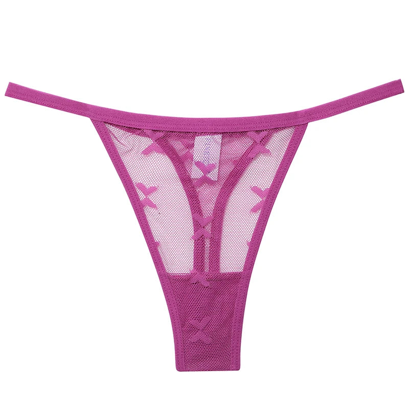 G String Thong Mesh Women Panties Low Waist Underpants T-back Underwear Thongs - The Clothing Company Sydney