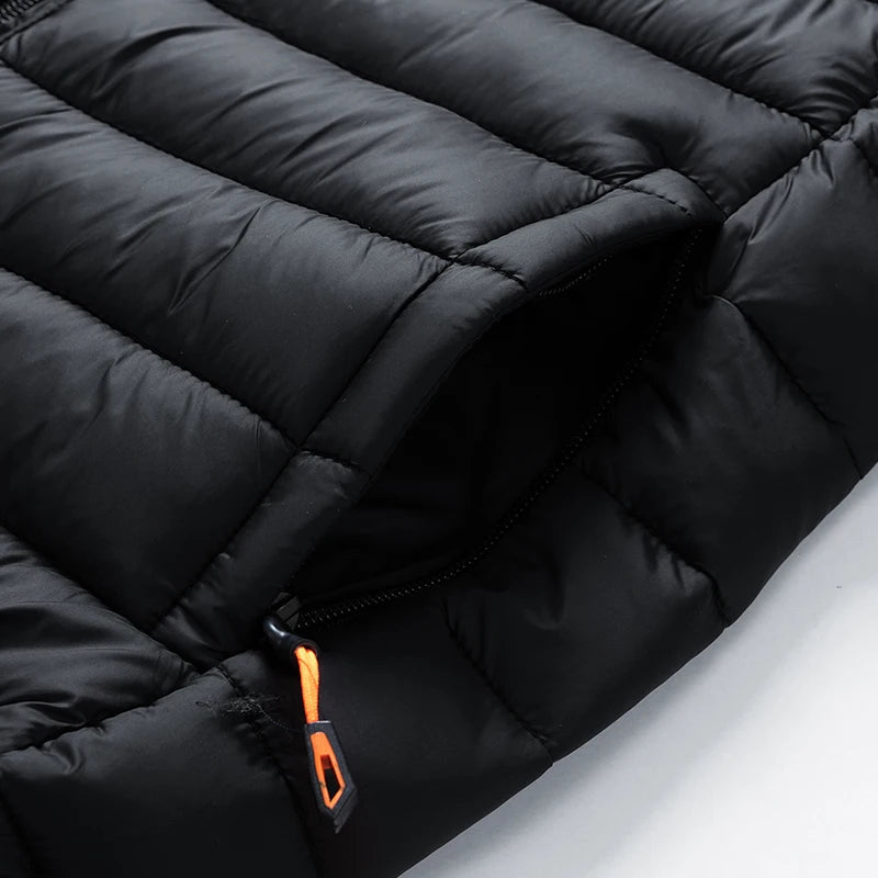 Mens Hooded Casual Puffer Down Jacket The Clothing Company Sydney
