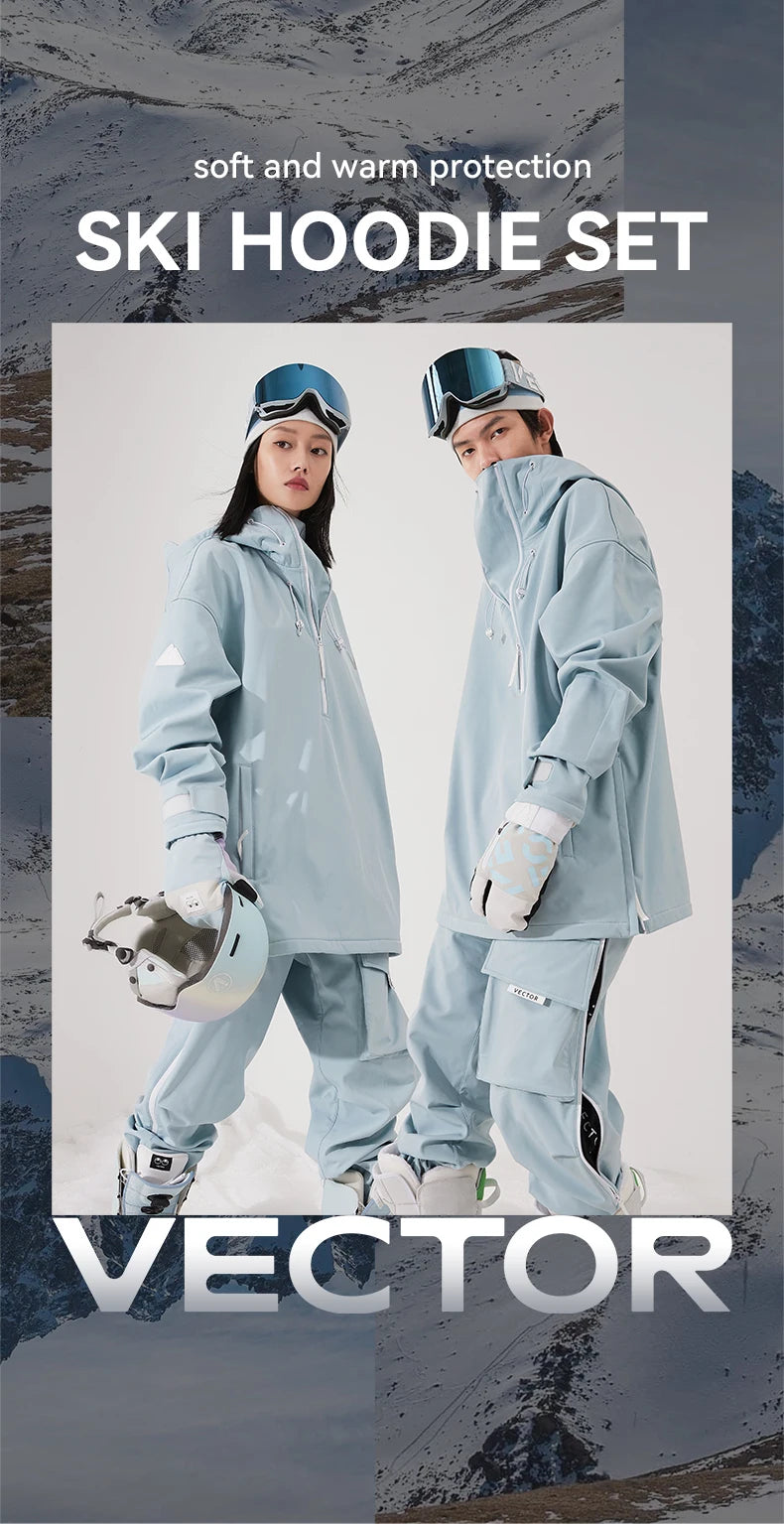 Men Women Ski Jacket Ski Pants Warm Windproof Winter Overalls Hoodie Waterproof Outdoor Sports Clothing The Clothing Company Sydney