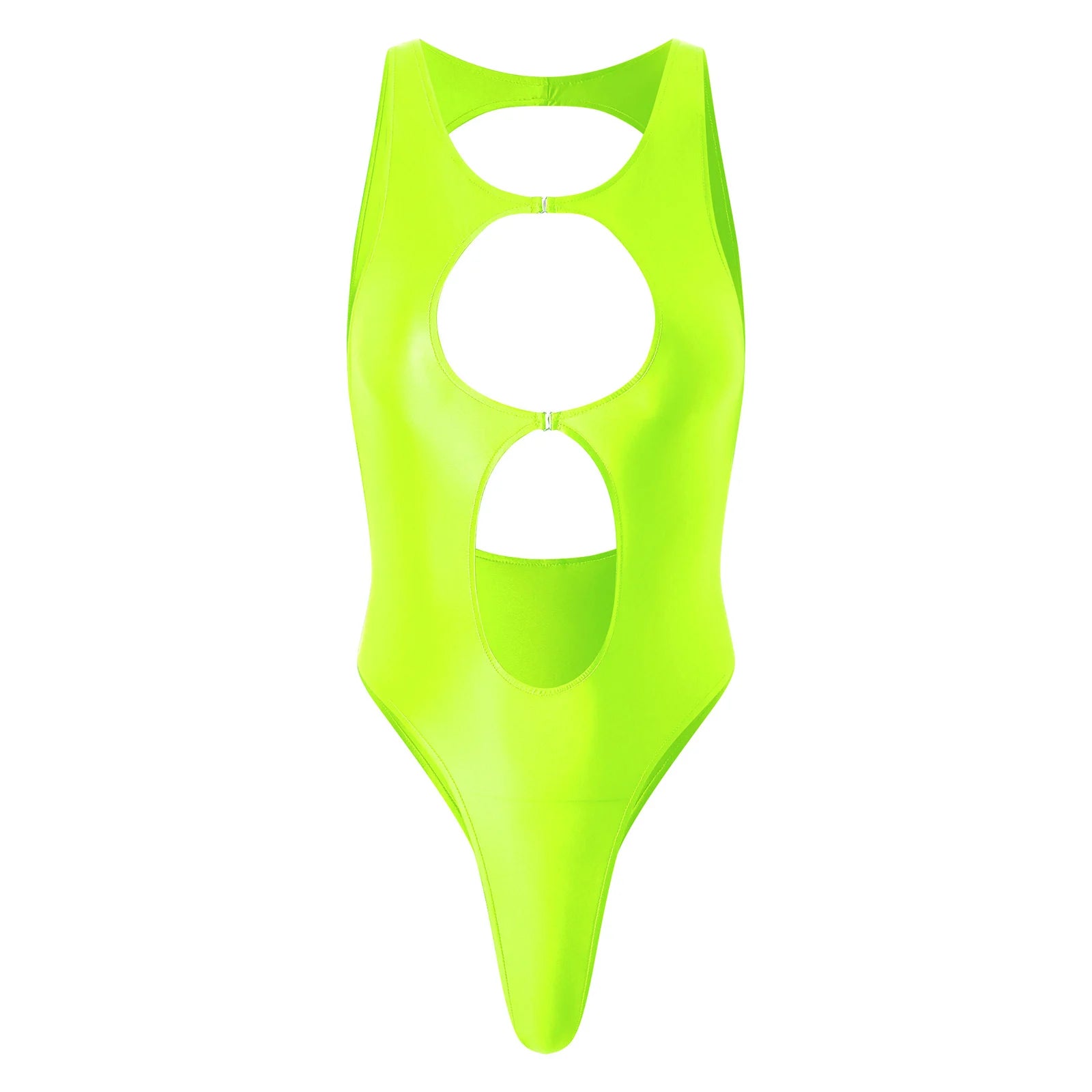 One Piece Womens Bodysuit High Cut Tight Monokini Summer Swimsuit Party Romper Swimwear - The Clothing Company Sydney