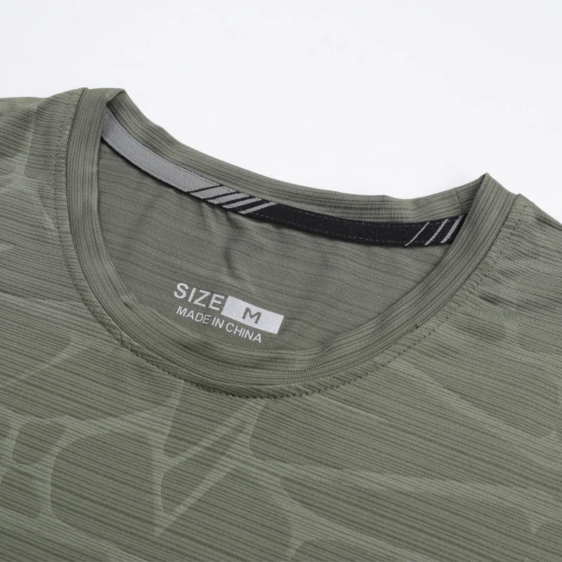 Breathable Print Shirts Running Sport Fashion Training Gym Lightweight Workout Quick Dry Short Sleeve Tops The Clothing Company Sydney