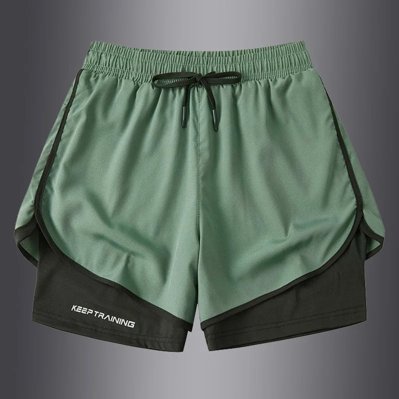 2 Layered Gym Running Shorts The Clothing Company Sydney